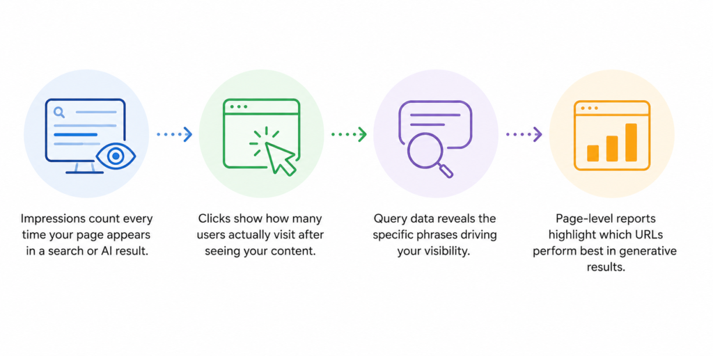 How AI Search Reporting Works AI Search Reporting